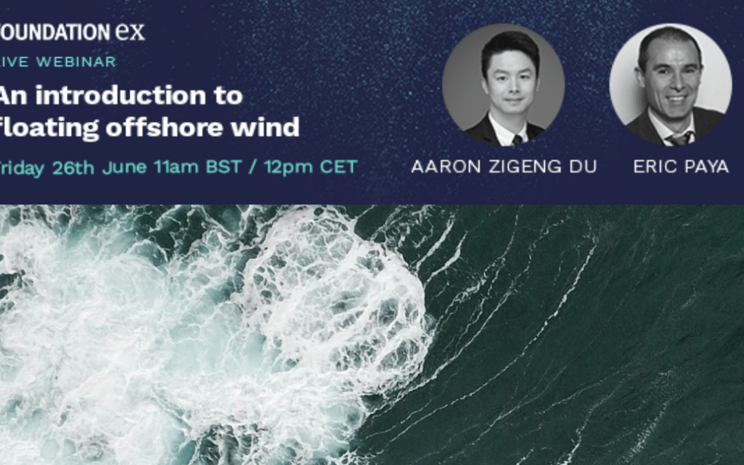 Webinar on demand: An introduction to floating offshore wind.