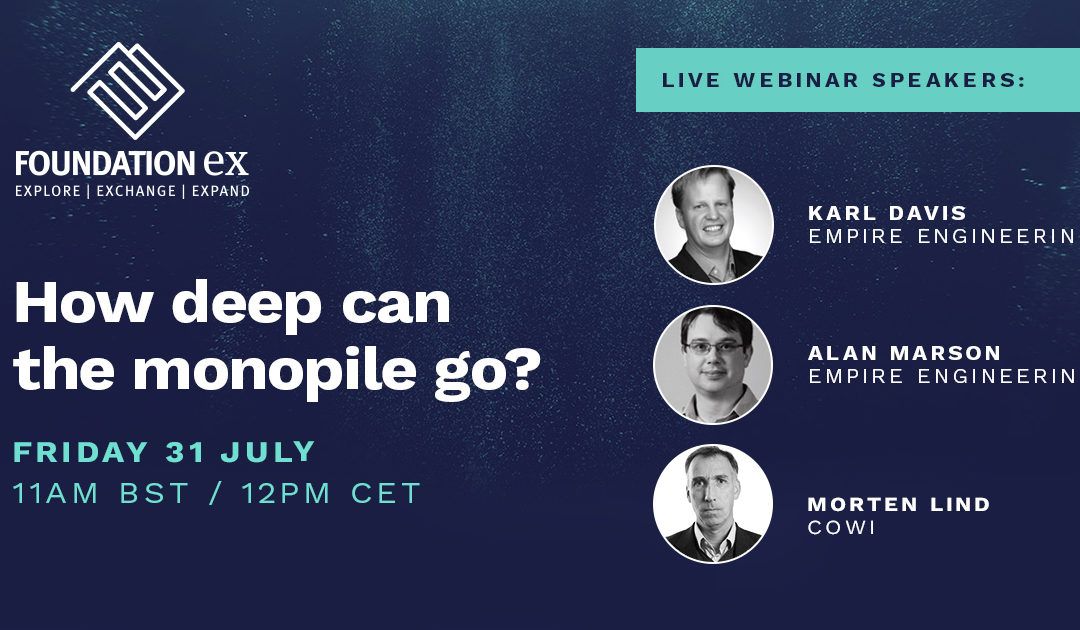 Webinar on demand: How deep can the Monopile go?