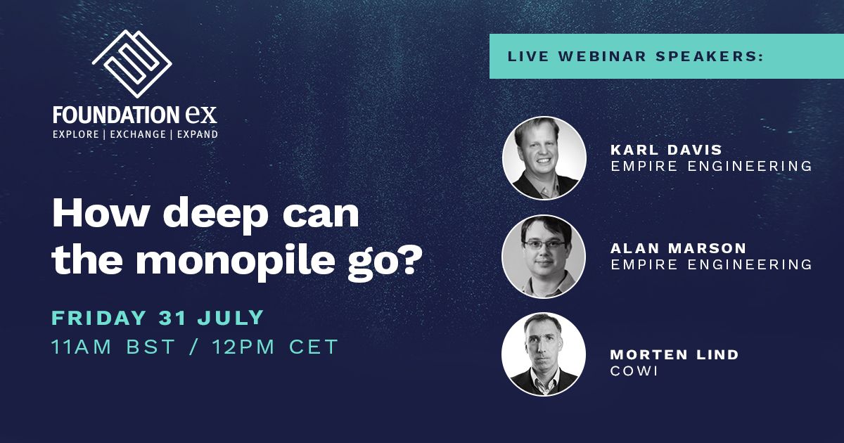 Webinar on demand: How deep can the Monopile go?