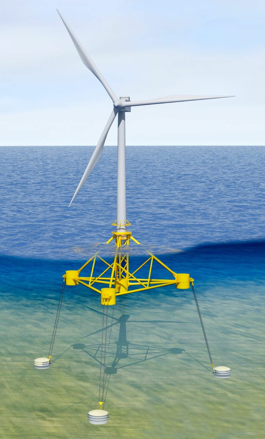 VolturnUS floating wind turbine