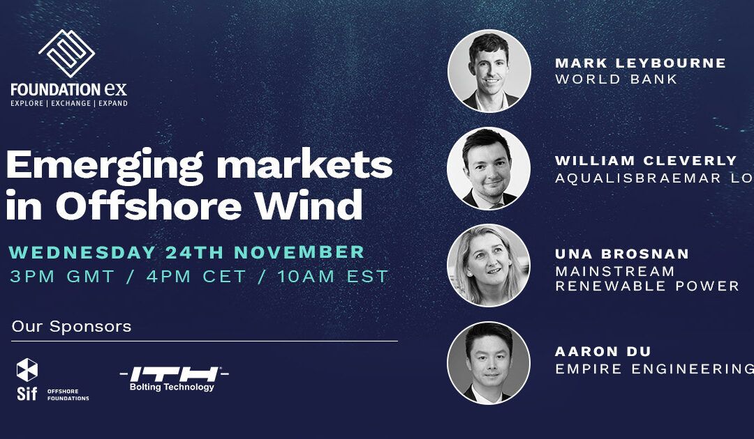 Webinar on demand: Emerging markets in Offshore Wind