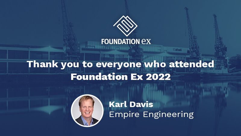Thank you for attending Foundation Ex message