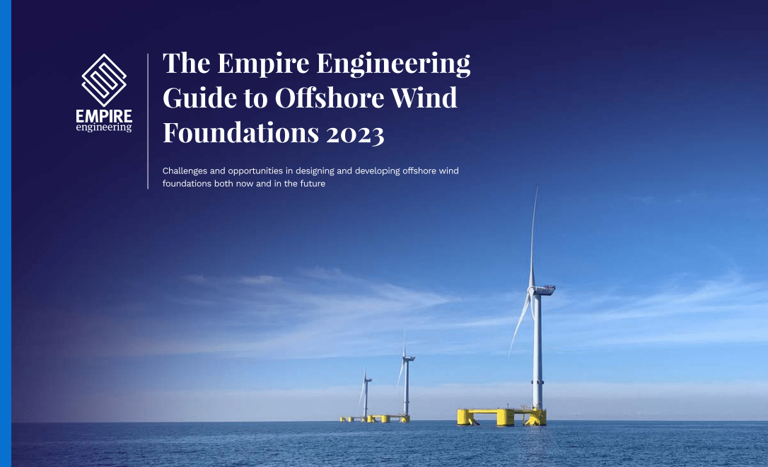 Images of a floating offshore wind farm